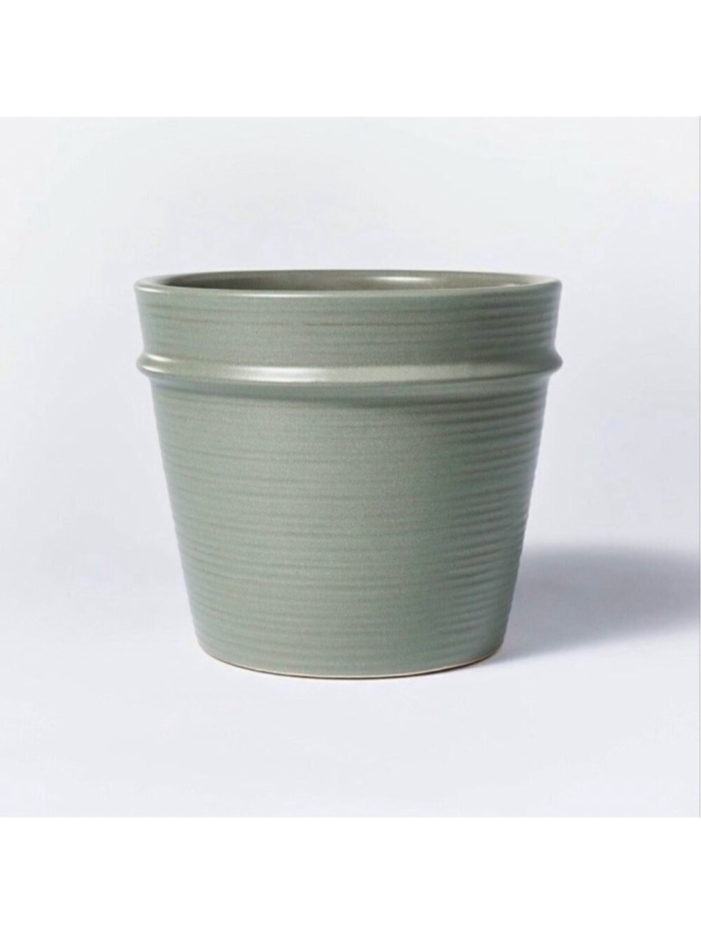 Threshold designed by Studio McGee in Grey Planter 9.06x10.63x10.63 in